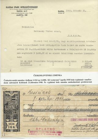 WECHSELN MIT AUFGEDRUCKTEN STEUERMARKEN IN DER SLOWAKEI – Blatt 16