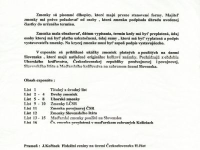 BILLS OF EXCHANGE WITH PRINTED FISCAL STAMPS IN SLOVAKIA