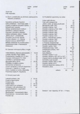 LIDICE, BUDETE VĚČNĚ ŽÍT V SRDCÍCH ČESKÉHO LIDU! – list 2