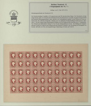 HELGOLAND - STUDIJNÍ SBÍRKA NOVOTISKŮ – list 35