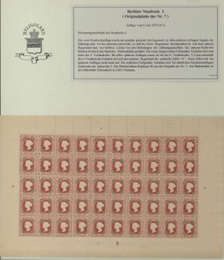 HELGOLAND - STUDIJNÍ SBÍRKA NOVOTISKŮ – list 46