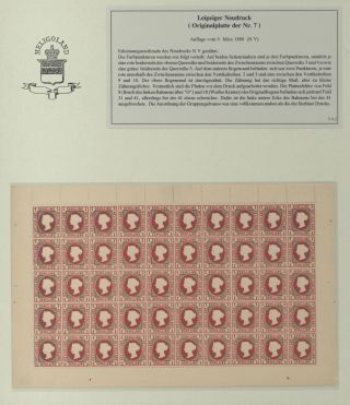 HELGOLAND - STUDIJNÍ SBÍRKA NOVOTISKŮ – list 50