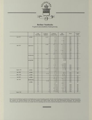 HELGOLAND - STUDIJNÍ SBÍRKA NOVOTISKŮ – list 112