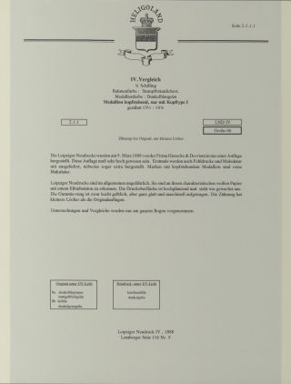 HELGOLAND - STUDIJNÍ SBÍRKA NOVOTISKŮ – list 121