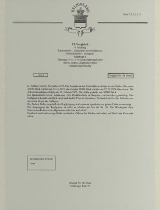 HELGOLAND - STUDIJNÍ SBÍRKA NOVOTISKŮ – list 128
