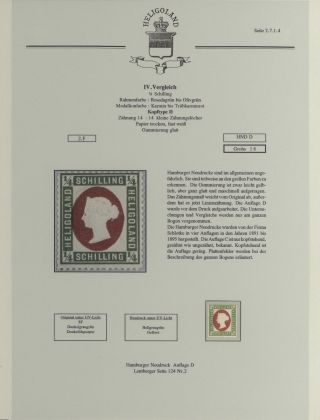 HELIGOLAND - STUDY COLLECTION OF REPRINTS – sheet 167