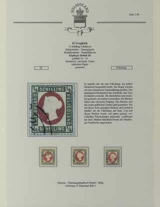 HELIGOLAND - STUDY COLLECTION OF REPRINTS – sheet 171