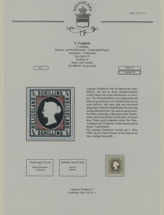 HELIGOLAND - STUDY COLLECTION OF REPRINTS – sheet 193