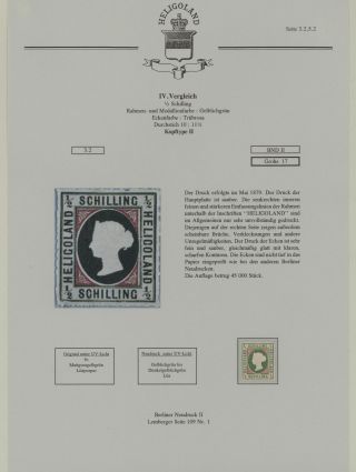 HELIGOLAND - STUDY COLLECTION OF REPRINTS – sheet 197