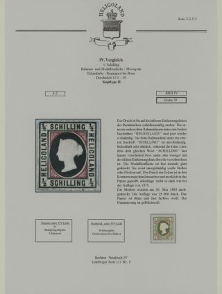 HELIGOLAND - STUDY COLLECTION OF REPRINTS – sheet 199