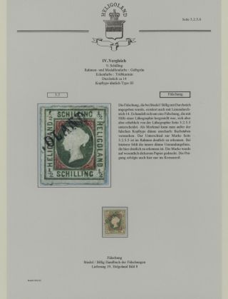 HELIGOLAND - STUDY COLLECTION OF REPRINTS – sheet 206