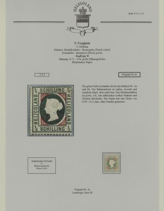 HELIGOLAND - STUDY COLLECTION OF REPRINTS – sheet 210