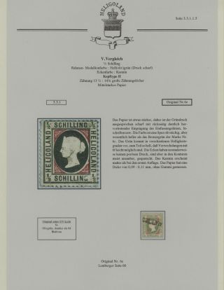 HELIGOLAND - STUDY COLLECTION OF REPRINTS – sheet 212