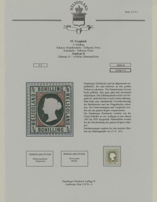 HELIGOLAND - STUDY COLLECTION OF REPRINTS – sheet 226