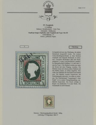 HELIGOLAND - STUDY COLLECTION OF REPRINTS – sheet 229
