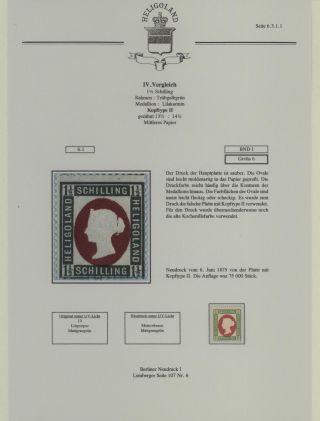 HELIGOLAND - STUDY COLLECTION OF REPRINTS – sheet 239