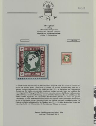 HELIGOLAND - STUDY COLLECTION OF REPRINTS – sheet 286