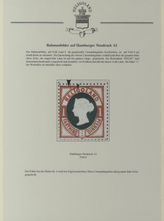 HELIGOLAND - STUDY COLLECTION OF REPRINTS – sheet 331