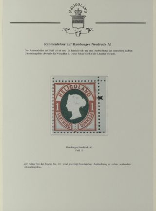 HELIGOLAND - STUDY COLLECTION OF REPRINTS – sheet 333