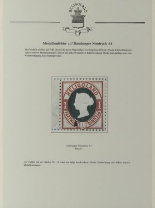 HELIGOLAND - STUDY COLLECTION OF REPRINTS – sheet 334
