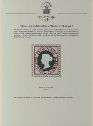 HELIGOLAND - STUDY COLLECTION OF REPRINTS – sheet 342