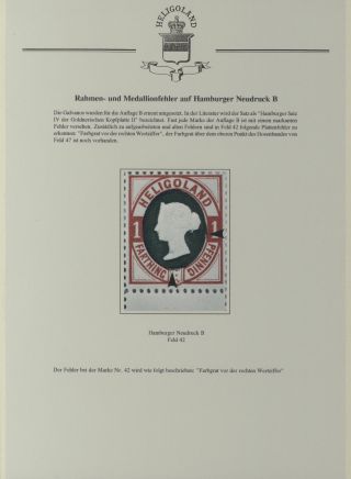 HELIGOLAND - STUDY COLLECTION OF REPRINTS – sheet 347