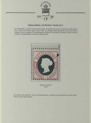 HELIGOLAND - STUDY COLLECTION OF REPRINTS – sheet 349