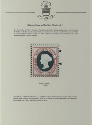 HELIGOLAND - STUDY COLLECTION OF REPRINTS – sheet 351