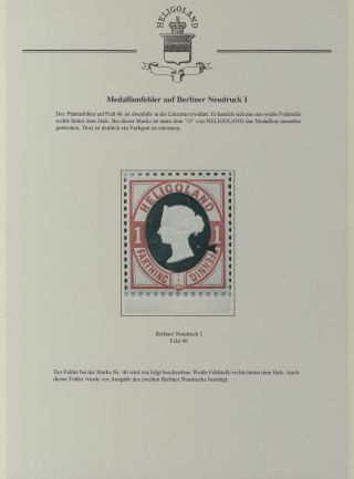 HELIGOLAND - STUDY COLLECTION OF REPRINTS – sheet 353
