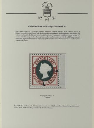 HELIGOLAND - STUDY COLLECTION OF REPRINTS – sheet 360