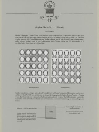 HELIGOLAND - STUDY COLLECTION OF REPRINTS – sheet 365