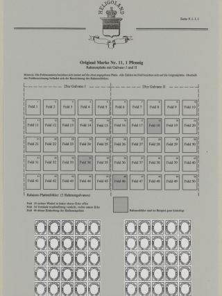 HELIGOLAND - STUDY COLLECTION OF REPRINTS – sheet 366