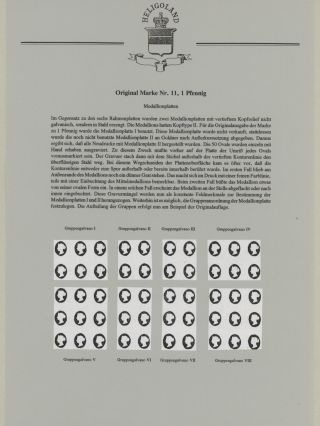 HELIGOLAND - STUDY COLLECTION OF REPRINTS – sheet 367