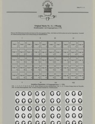 HELIGOLAND - STUDY COLLECTION OF REPRINTS – sheet 368
