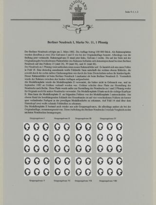 HELGOLAND - FORSCHUNGS-SAMMLUNG DER NEUDRUCKE – Blatt 376