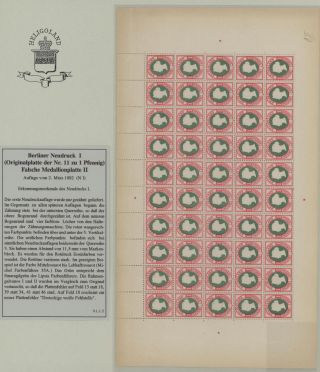 HELGOLAND - FORSCHUNGS-SAMMLUNG DER NEUDRUCKE – Blatt 379