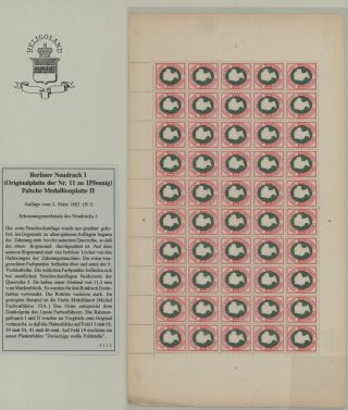 HELGOLAND - FORSCHUNGS-SAMMLUNG DER NEUDRUCKE – Blatt 381