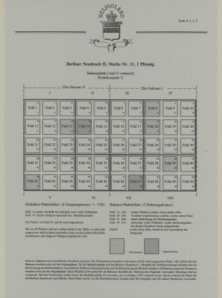 HELIGOLAND - STUDY COLLECTION OF REPRINTS – sheet 385