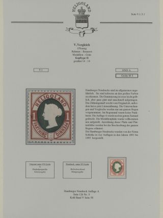 HELIGOLAND - STUDY COLLECTION OF REPRINTS – sheet 392