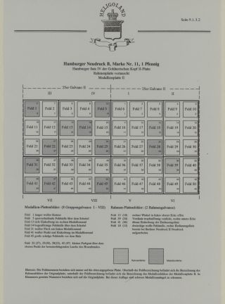 HELIGOLAND - STUDY COLLECTION OF REPRINTS – sheet 399