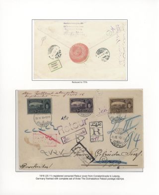 OSMANISCHE BRIEFMARKEN GEDRÜCKT IN ÖSTERREICH-UNGARISCHEN STAATSDRUCKEREI IN WIEN, WÄHREND 1.WELTKRIEG – Blatt 6