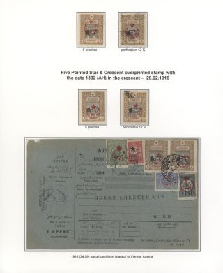 OTTOMAN STAMPS PRINTED IN AUSTRO-HUNGARIAN STATE PRINTING HOUSE VIENNA DURING WWI – sheet 51