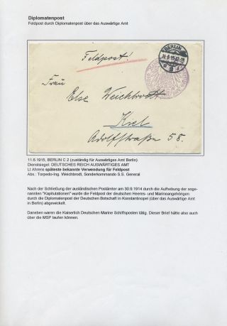 DIE FELDPOST DER DEUTSCHEN MILITÄR-MISSION IN DER TÜRKEI 1914-1918 – Blatt 2