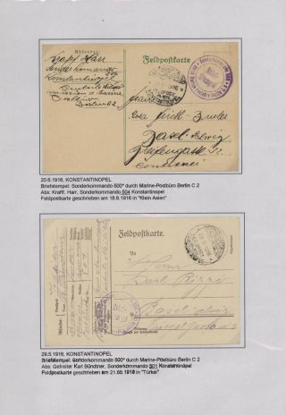 DIE FELDPOST DER DEUTSCHEN MILITÄR-MISSION IN DER TÜRKEI 1914-1918 – Blatt 10