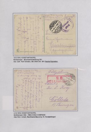 DIE FELDPOST DER DEUTSCHEN MILITÄR-MISSION IN DER TÜRKEI 1914-1918 – Blatt 12