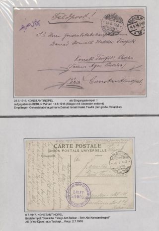 DIE FELDPOST DER DEUTSCHEN MILITÄR-MISSION IN DER TÜRKEI 1914-1918 – Blatt 13