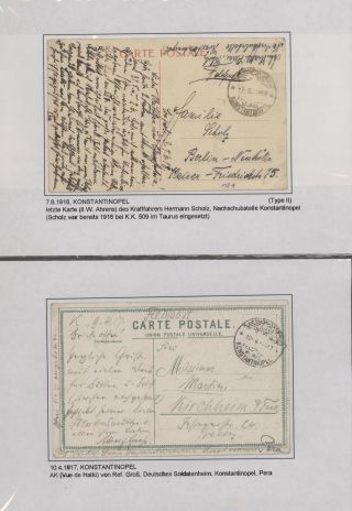 DIE FELDPOST DER DEUTSCHEN MILITÄR-MISSION IN DER TÜRKEI 1914-1918 – Blatt 16