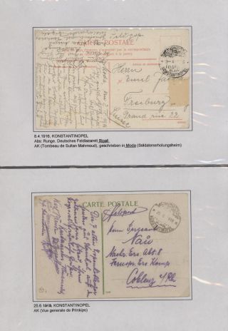 FIELD POST OF THE GERMAN MILITARY MISSION IN TURKEY 1914-1918 – sheet 18
