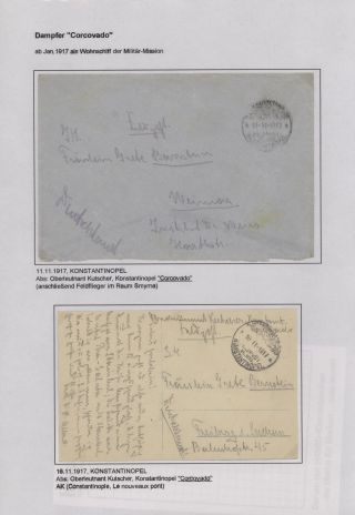 FIELD POST OF THE GERMAN MILITARY MISSION IN TURKEY 1914-1918 – sheet 28