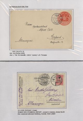 POLNÍ POŠTA NĚMECKÉ VÁLEČNÉ MISE V TURECKU 1914-1918 – list 34
